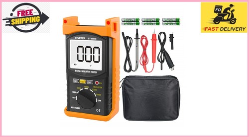Megaohmmetro BTmeter Per Test Isolamento - Tensione 500V/1kV/2.5kV/5kV, Range 0.1M-200G Ohm - Per Elettricisti