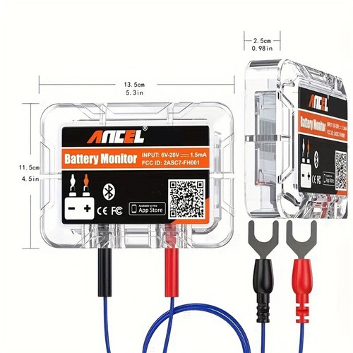 Ancel BM200 Car Battery Monitor Bluetooth 12V Battery Tester for iPhone Android - Picture 3 of 13