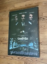 Signed Goodfellas Poster! Professionally Framed With COA