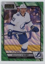 2023-24 O-Pee-Chee Platinum Emerald Surge 10/10 Brayden Point #124 0kr0