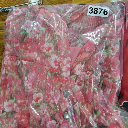AVA & GRACE ärmellose Bluse Damen Gr. XL rosa Blumen Boho Bohemian Tank Top - Bild 14 von 14