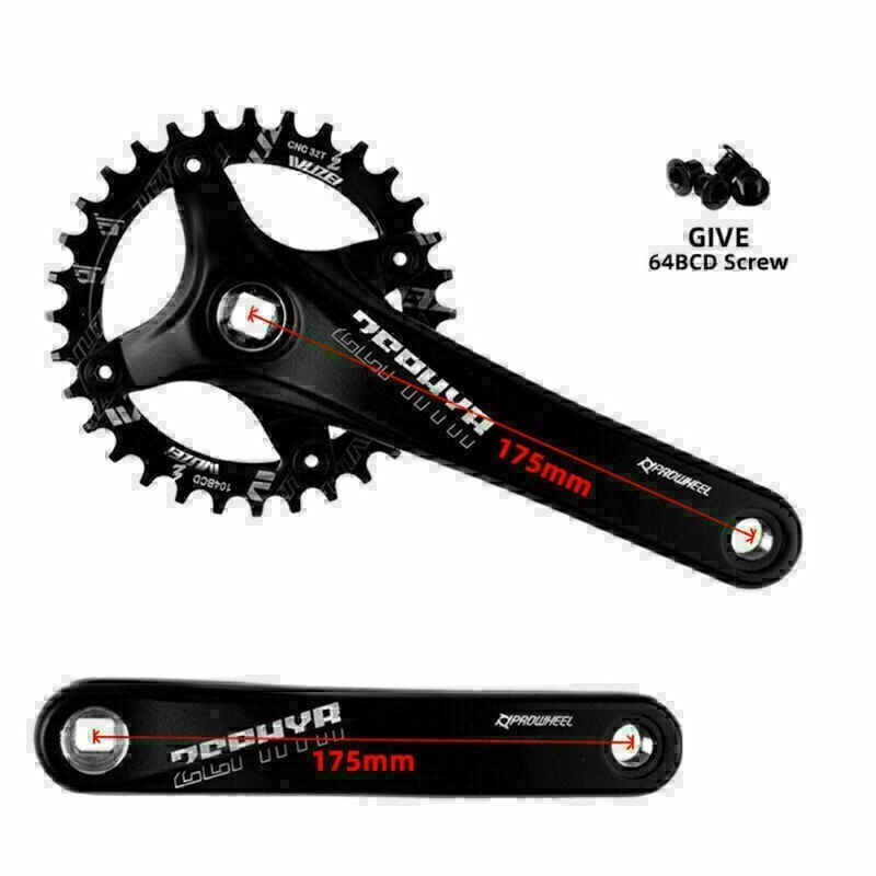 Prowheel Mountain Bike crank 30/32/34/36/38T Sprocket 104BCD