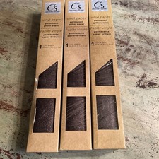 3 Pack Crafter  s Square Vinyl Paper Permanent Glitter Matte Paper 12x 48  NIB