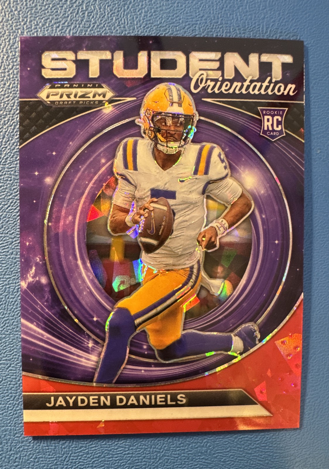 2024 Panini Prizm Draft Picks - SO Jayden Daniels #SO-JD Red Ice Prizm (RC)