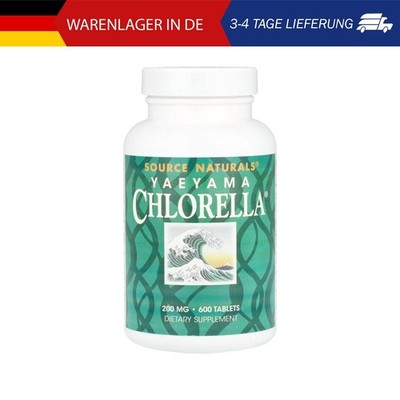 Source Naturals, Yaeshima Chlorella , 600 Tabletten, (20 mg pro Tablette)