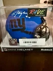 LAWRENCE TAYLOR SIGNED NEW YORK GIANTS RAVE ALT. MINI HELMET - J.S.A. Certified