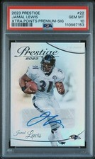 PSA 10 - 2023 Panini Prestige XTRA Points JAMAL LEWIS Holo AUTO #22 (7153)