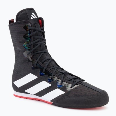 Adidas Box Hog 4 Boxschuhe Unisex Ringerschuhe Schwarz Gr. 42 2/3 Boxstiefel
