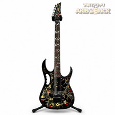 Ibanez JEM77 FP2 motivo floreale 2 Steve Vai MIJ 2013 con mano destra OHSC Prestige