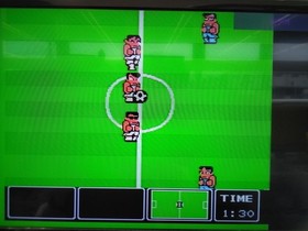 Technos Japan Nekketsu High School Dodgeball Club Soccer Edition Famicom FC NES