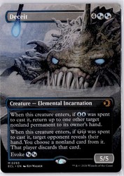 Deceit (Borderless) #293 Lorwyn Eclipsed MTG Mythic