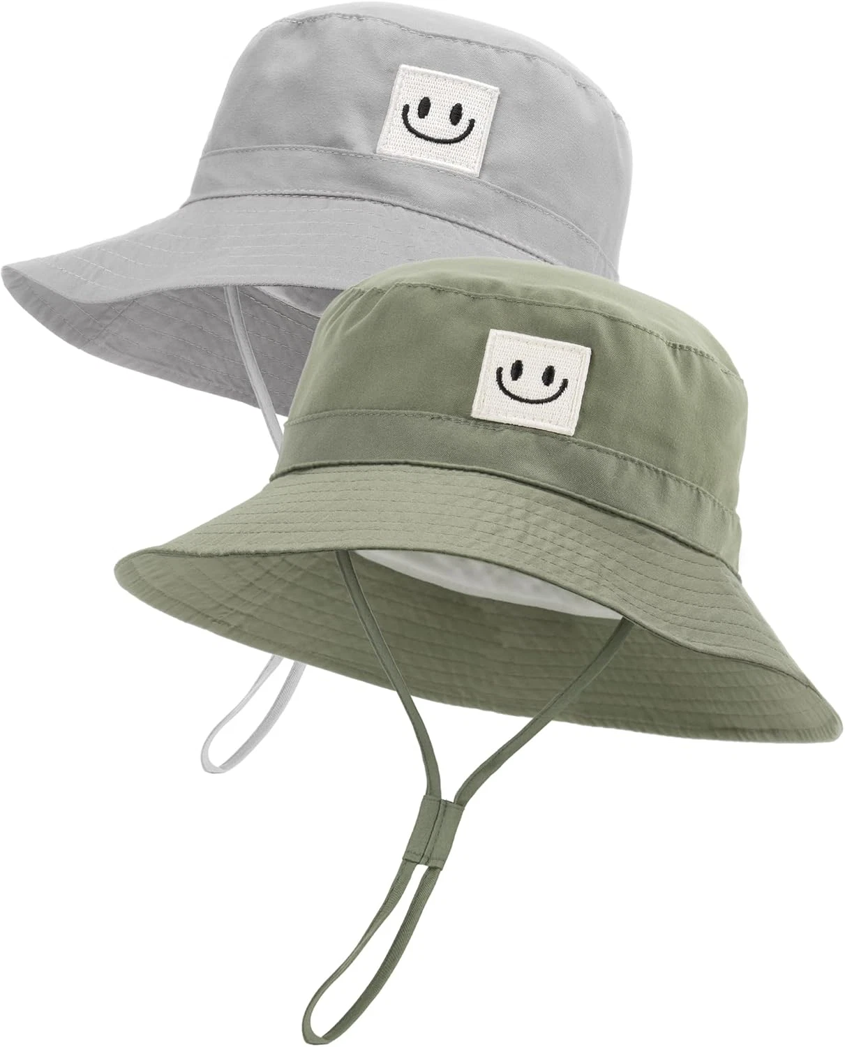 Baby Sun Hat Smile Face Toddler Boys Girls Bucket Hat 0-5 Years Kids UPF 50+ Sun