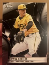 2025 Topps Chrome Black Paul Skeens Pittsburgh Pirates Phenom