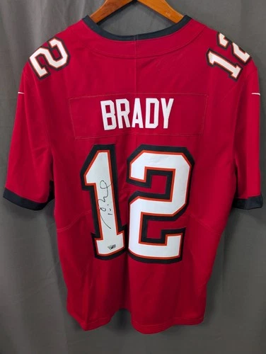 Tom Brady Signed Tampa Bay Buccaneers Football Jersey AUTO Fanatics COA Sz XL