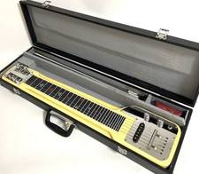GUYATONE HG-306D II 6 Strings Electric Lap Steel Guitar Hawaiian with Case Stand
