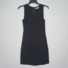 MADEWELL Stretch Black Sleeveless Short Sheath Dress Sz XS