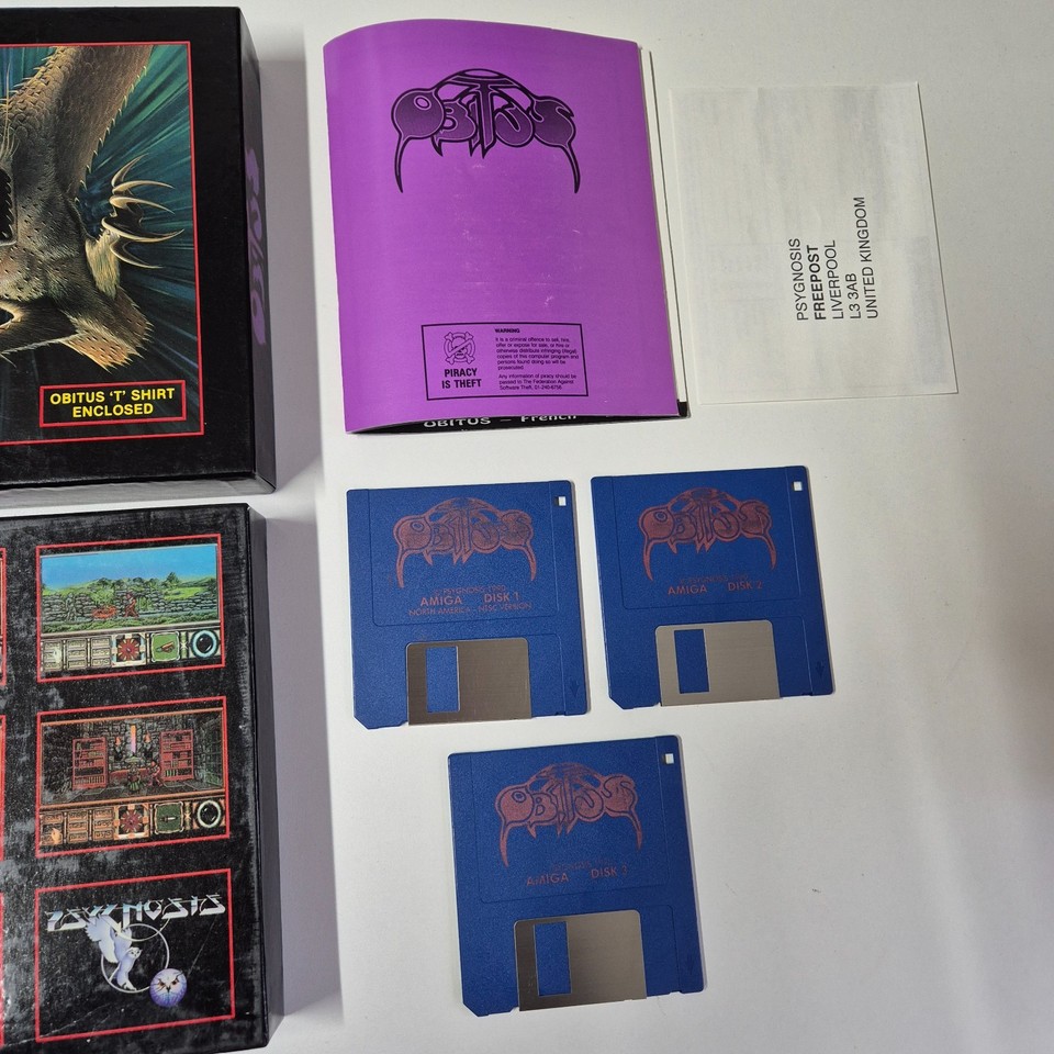 Commodore Amiga Awesome Psygnosis Shoot Them Up Complete in Box