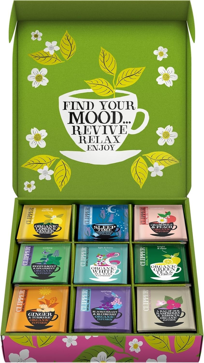 Organic Herbal & Green Tea Selection Gift Box | Organic, Eco