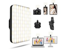 Pocket LED Rechargeable Selfie Light - Hours of Zoom, Video, Makeup, Live Stream