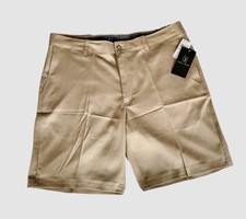 New PGA TOUR Shorts Size 38 Tan Stretch Waistband 50 SPF, Men's Golf Shorts