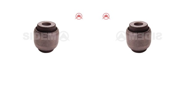 2X Sidem Querlenkerlager Hinten Links Rechts FüR Ford Mondeo V Turnier CF S-Max-image