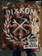 mens dixxon button flannel long sleeve medium
