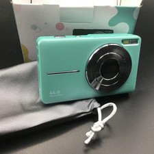 New Teal Blue 44MP Digital Camera 16X Zoom 1080P