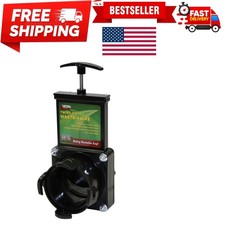 Twist-On 3-Inch Waste Valve - Perfect for RVs, Campers & Trailers - Lightweight