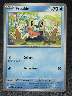 Froakie 020/086 - Common - Pokémon TCG: Chaos Rising - English NM