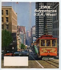 TWA Adventures USA ? West Booklet 1960's One Armed Bandits