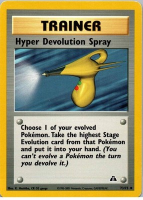 Hyper Devolution Spray - Uncommon - Neo Discovery - 73/75 - MP - Unlimited