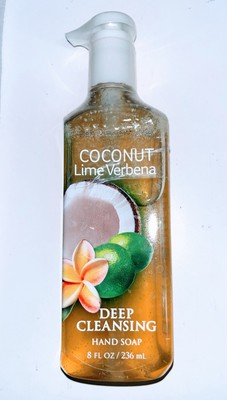 NEW Bath & Body Works COCONUT LIME VERBENA Deep Cleansing Hand Soap 8 oz Sealed