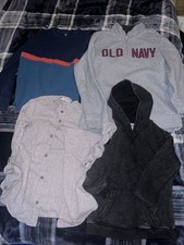 4 Piece Boys Kids Lot Shirts Sweater And Hoodie H M GAP Old Navy Off Campus