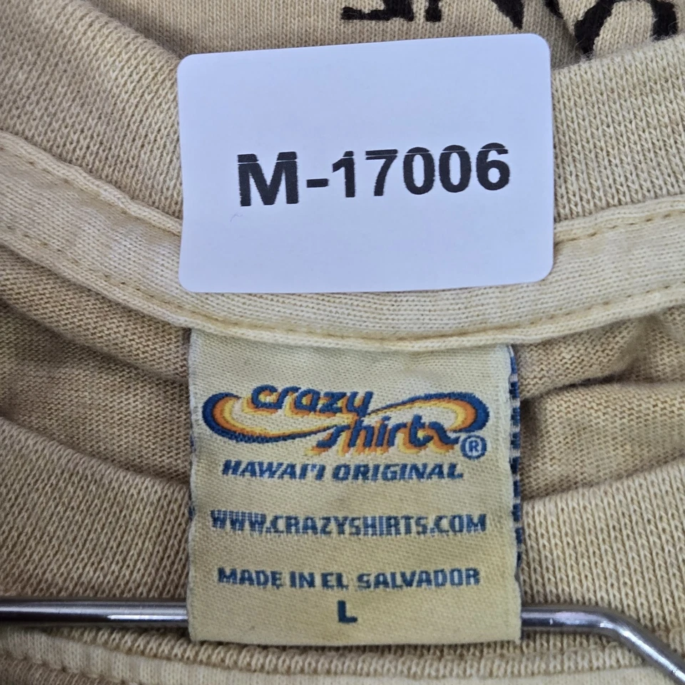 Camisa Crazy Shirts Hombre L Marrón Estampado Gráfico Papá Barbacoa Temporizador Logo Foto 2 de 4