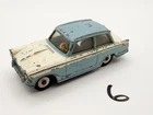 VINTAGE DINKY TOYS # 189 TRIUMPH HERALD DIECAST MODEL CAR 1959 BLUE/WHITE