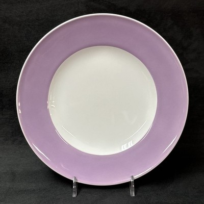 Dibbern Schönwald Germany LILAC Salad Plate (White Center) 7 1/2 Inches
