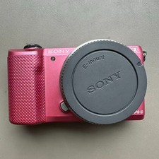 SONY Alpha a5000 20.1 MP Mirrorless Digital Camera Body Only Pink Wi-Fi NFC