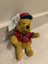 Winnie the Pooh Baseball Mini Bean Bag Plush 8  Disney Store NWT