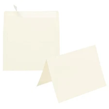 20Pack Beige 4x6 Envelopes, A6 Envelopes with Folded Cards
