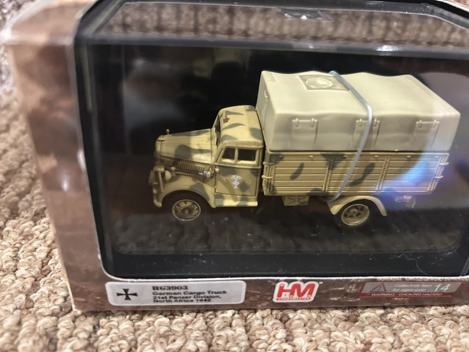 Hobby Master 1:72 German 3-Ton Cargo Truck 21st Panzer Div. N. Africa '42 HG3903 - Image 2 of 4