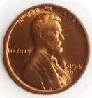 1954 D Lincoln Wheat Cent GEM BU RED++ Brilliant Uncirculated 1c Coin Free Post