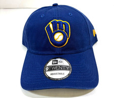 Milwaukee Brewers MLB NE Core Classic Low Profile Adjustable Hat Royal/Gold