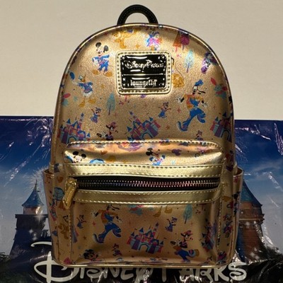 Loungefly Disneyland 70th Anniversary Mini Backpack Mickey Donald