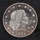1982 World Wide Mint American Eagle 1/2 oz .999 Fine Silver Round