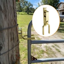 Instant Locking Farm Gate Latch Backyard Garden Outside Ranch Door Hardware