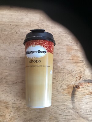 Haagen-Dazs Coffee 12oz.Tumbler w/ Sip Thru Lid and Spill Proof
