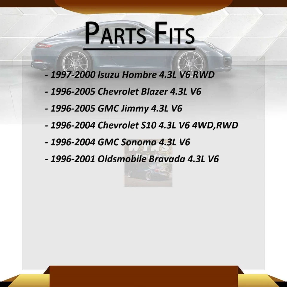 Anclaje de montaje de motor delantero 2 piezas para Chevrolet Blazer 1996-2005 Foto 2 de 4