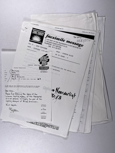 Iron Maiden Bruce Dickinson Contract Moj0o Concerts Original Office Copy 1995 - Picture 3 of 14