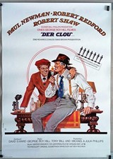 G650 Kinoplakat Gerollt  DER CLOU Paul Newman / Robert Redford / Robert Shaw