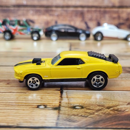 HOT WHEELS 1998 FIRST EDITIONS 1970 MUSTANG MACH 1 W/ SHAKER HOOD SCOOP Loose - Picture 7 of 10